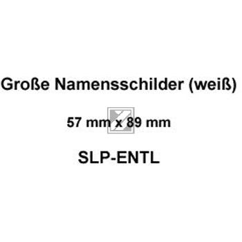 Seiko Namensschilder-Etiketten weiß (SLP-ENTL)
