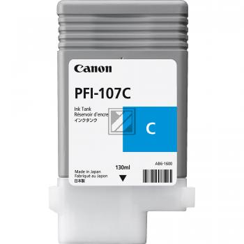 Canon Tintenpatrone cyan (6706B001, PFI-107C)