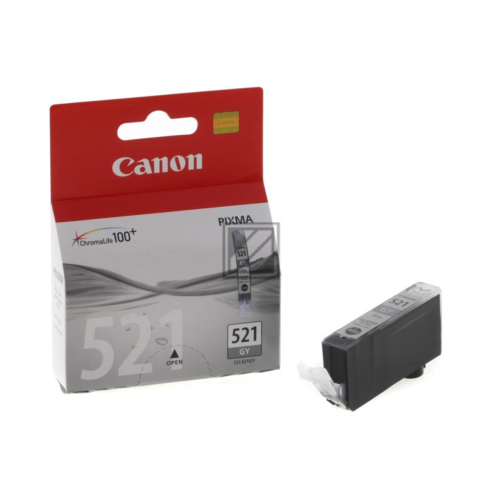 Canon Tintenpatrone grau (2937B001, CLI-521GY)