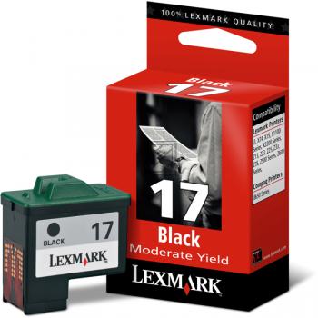 Lexmark Ink-Printhead black (10N0217, 17)