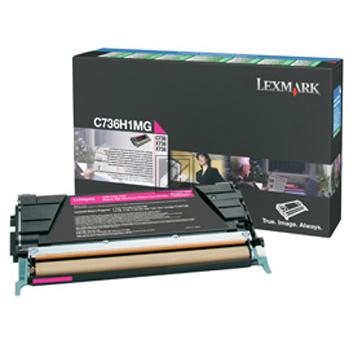 Lexmark Toner-Kartusche Prebate magenta HC (C736H1MG)