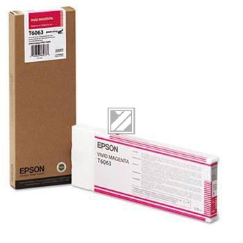 Epson Tintenpatrone magenta HC (C13T606300, T6063)