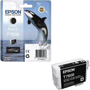 Epson Tintenpatrone schwarz matt (C13T76084010, T7608)