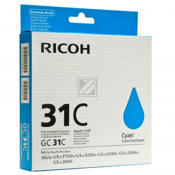 Ricoh Gel-Kartusche cyan (405689, GC31C)