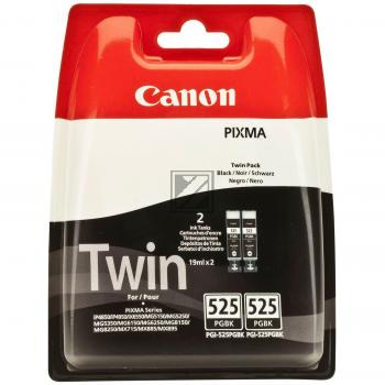 Canon Tintenpatrone 2 x schwarz photo (4529B006, PGI-525PGBK)