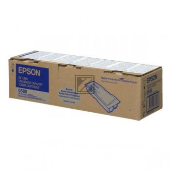 Epson Toner-Kit Return schwarz (C13S050585, 0585)