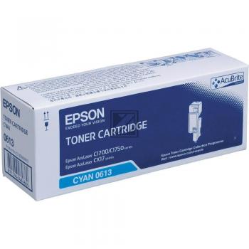 Epson Toner-Kartusche cyan HC (C13S050613, 0613)