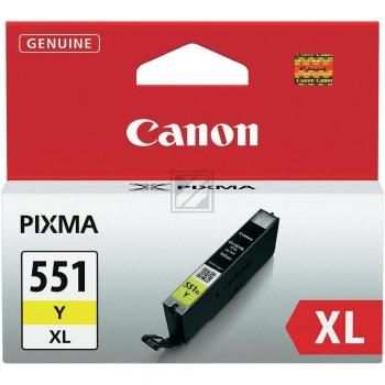 ORIGINAL Canon Tintenpatrone Gelb CLI-551Y XL 6446B001 11ml