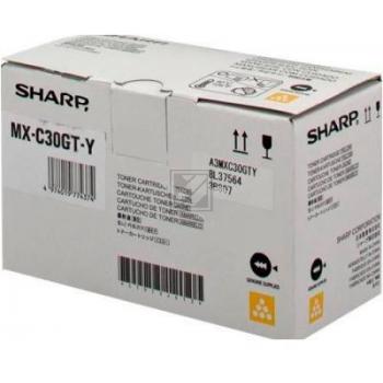 Sharp Toner-Kit gelb (MX-C30GTY)