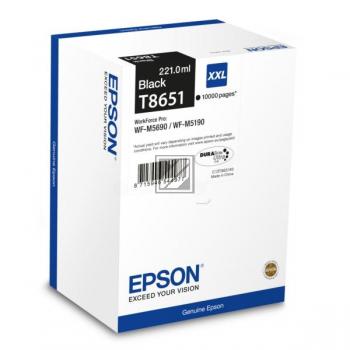 Epson Tintenpatrone schwarz HC (C13T865140, T8651)