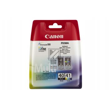Canon Tintendruckkopf cyan/magenta/gelb, schwarz (0615B043, CL-41, PG-40)