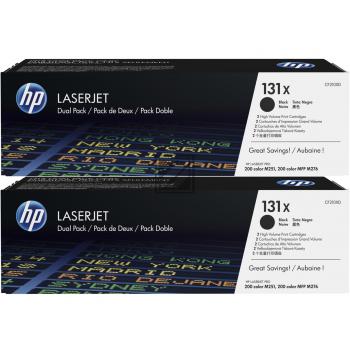 HP Toner-Kartusche 2 x schwarz HC (CF210XD, 131X)