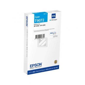 ORIGINAL Epson Tintenpatrone Cyan C13T907240 T9072 ~7000 Seiten 69ml XXL