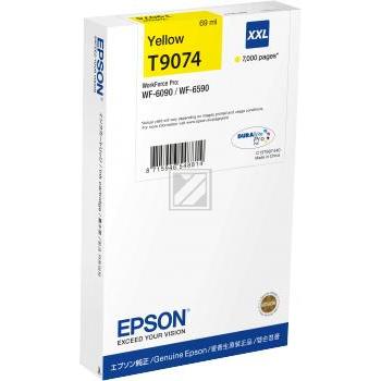 ORIGINAL Epson Tintenpatrone Gelb C13T907440 T9074 ~7000 Seiten 69ml XXL