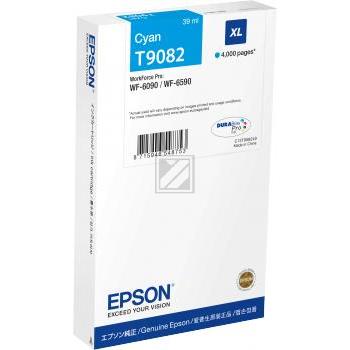 ORIGINAL Epson Tintenpatrone Cyan C13T908240 T9082 ~4000 Seiten 39ml XL