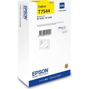 Epson Tintenpatrone gelb HC plus (C13T75444010, T7554)
