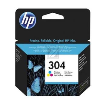 ORIGINAL HP Tintenpatrone mehrere Farben N9K05AE 304 ~100 Seiten