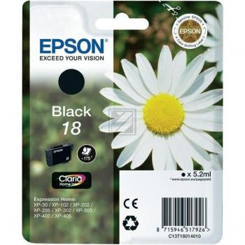 Epson Ink-Cartridge black (C13T18014012, T1801)