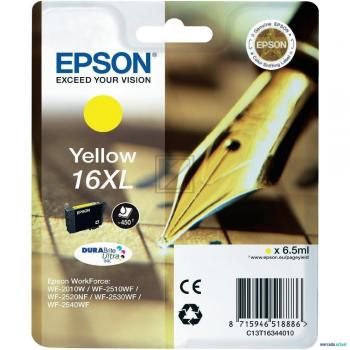 Epson Ink-Cartridge yellow HC (C13T16344022, T1634)