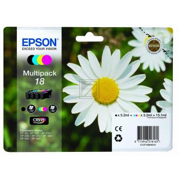 Epson Ink-Cartridge yellow, magenta, black, cyan (C13T18064022, T1806)