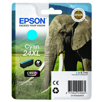 Epson Ink-Cartridge cyan HC (C13T24324022, T2432)