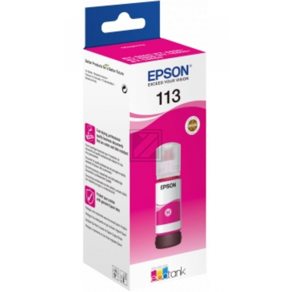 ORIGINAL Epson Druckerpatrone Magenta C13T06B340 113 ~6000 Seiten 70ml