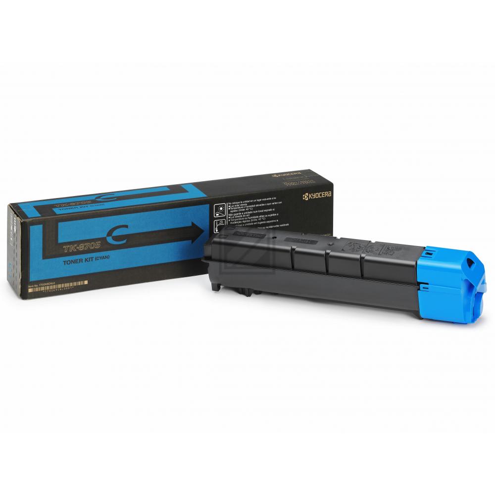 Original KYOCERA 1T02K9CNL0 / TK-8705C Toner cyan