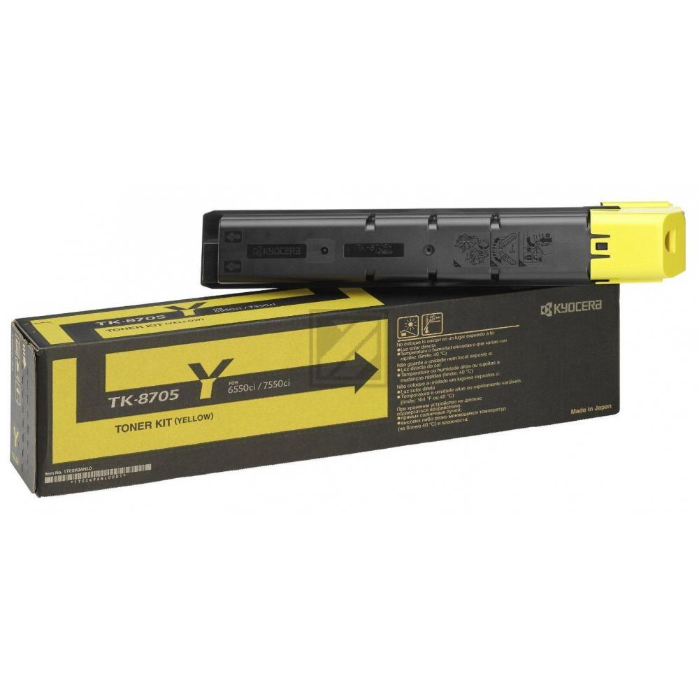 Original KYOCERA 1T02K9ANL0 / TK-8705Y Toner gelb
