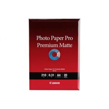 CANON     Premium Matte Photo Paper   A4 PM101A4   InkJet 210g           20 Blatt