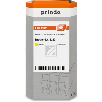 Prindo Tintenpatrone (Classic) gelb HC (PRIBLC3213Y) ersetzt LC-3213Y