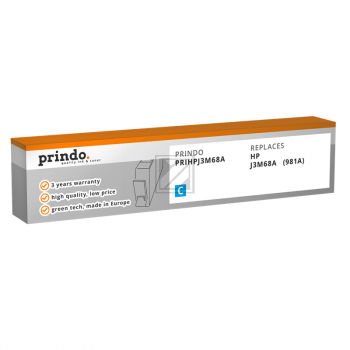 Prindo Tintenpatrone cyan (PRIHPJ3M68A) ersetzt 981a