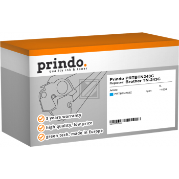 Prindo Toner-Kartusche cyan (PRTBTN243C) ersetzt TN-243C