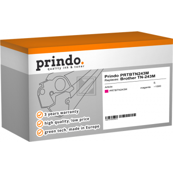 Prindo Toner-Kartusche magenta (PRTBTN243M) ersetzt TN-243M