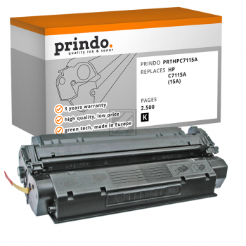 Prindo Toner-Kartusche schwarz (PRTHPC7115A) ersetzt 15A