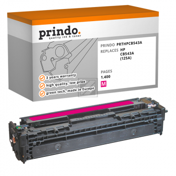 Prindo Toner-Kartusche magenta (PRTHPCB543A) ersetzt 125A