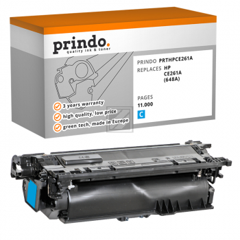 Prindo Toner-Kartusche cyan (PRTHPCE261A) ersetzt 648A