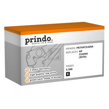 Prindo Toner-Kartusche schwarz (PRTHPCE400A) ersetzt 507A