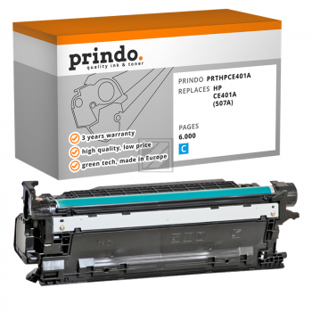 Prindo Toner-Kartusche cyan (PRTHPCE401A) ersetzt 507A