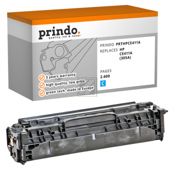 Prindo Toner-Kartusche cyan (PRTHPCE411A) ersetzt 305A