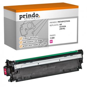 Prindo Toner-Kartusche magenta (PRTHPCE743A) ersetzt 307A