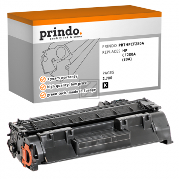 Prindo Toner-Kartusche schwarz (PRTHPCF280A) ersetzt 80A