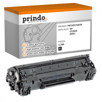 Prindo Toner-Kartusche schwarz HC (PRTHPCF283X) ersetzt CF283X