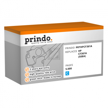 Prindo Toner-Kartusche cyan (PRTHPCF361A) ersetzt 508A