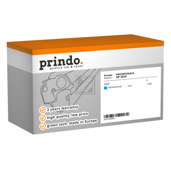 Prindo Toner-Kartusche cyan (PRTHPCF541A) ersetzt 203A