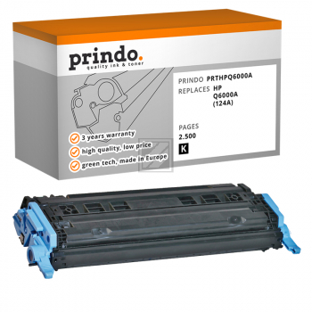 Prindo Toner-Kartusche schwarz (PRTHPQ6000A) ersetzt 124A