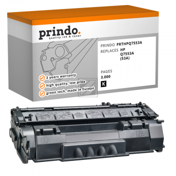 Prindo Toner-Kartusche schwarz (PRTHPQ7553A) ersetzt 53A