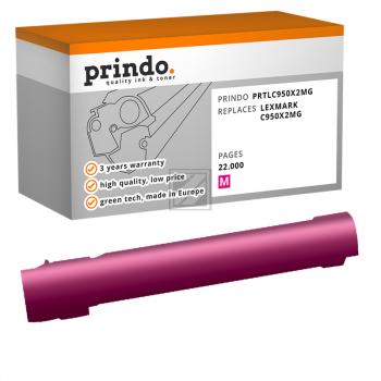 Prindo Toner-Kit magenta (PRTLC950X2MG) ersetzt C950X2MG