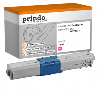 Prindo Toner-Kit magenta (PRTO44973534) ersetzt 44973534