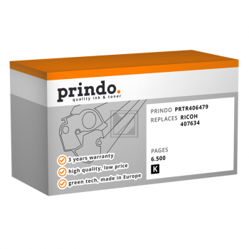 Prindo Toner-Kartusche schwarz HC (PRTR406479) ersetzt TYP-SPC310HE