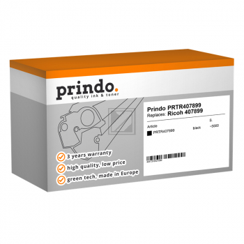 Prindo Toner-Kartusche schwarz (PRTR407899) ersetzt 407899